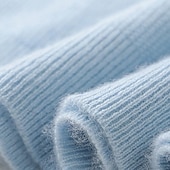 economico Maglioni di lana da uomo-maglione girocollo da uomo in pura lana e cashmere di alta qualità, classico, morbido, caldo e traspirante