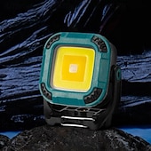 billige Utendørs Vegglamper-Arbeidslampe for alle scener med roterende lyshode med flere posisjoner, sterk magnetisk adsorpsjon, arbeidslampe for gårdsplass, utendørs campinglampe, vedlikeholdslampe.