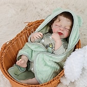 economico Bambole Reborn-Bambole Reborn - Bambola Realistica da 22 Pollici Ragazza con Corpo Morbido e Capelli Ricci Biondi Sveglia Bebe Reborn di Silicona Bambole di Vita Reale con Scatola Regalo per Bambini di 3 Anni