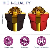  Annoying Nested Screw Gift Box Christmas Holiday Funny Surprise Stacking Gift Boxes Creative Prank Packaging for Friends Family Party Present Xmas