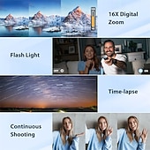 cheap Household Appliances-8K Digital Camera 88MP WiFi Cameras for Photography with 3.2 Touchscreen 16X Zoom Autofocus Vlogging Camera for YouTube Video Anti-Shake Dual Camera