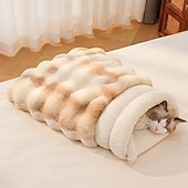 baratos Camas &amp; Cobertores para Cães-Cachorros Camas Tapete de estimação Quente Macio Durável Casual / Diário Respirável Algodão para cães e gatos grandes, médios pequenos