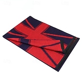 Недорогие Мужские шарфы и перчатки-Муж. Прямоугольный платок на открытом воздухе На каждый день Повседневные Темно-красный Красный ШАРФ