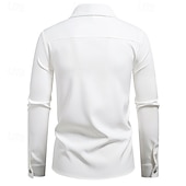 baratos Fantasias masculinas dos anos 1920-Loucos anos 20 Anos 20 Retro Vintage Blusa / Camisa Mafioso Padrinho Corte Justo Fantasia Homens Baile de Máscaras Traje de festa para noite Negócio / Cerimônia / Casamento Festa de Solteira Adulto