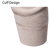 Недорогие мужской пуловер-свитер-Муж. Пуловер Свитер Вязаный свитер Рельефный узор Вязать Обычные топы Трикотаж Геометрический принт Вырез под горло Мода Классический Отпуск На каждый день Одежда Наступила зима Синий Винный L XL 2XL