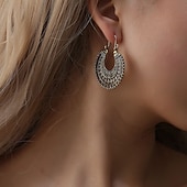 tanie Kolczyki-1 para Kolczyki For Damskie Ulica Plaża Festiwal Stop Geometryczny