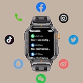 Недорогие Смарт-часы-Новые умные часы с аккумулятором 1000 мА·ч, 25-дневным временем работы, мониторингом сна, несколькими функциями напоминания, корпусом из цинкового сплава, ремешком из жидкого силикона! Подходит для