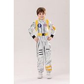 economico Costumi Professionali e Uniformi-Settimana del libro 2026 Costume di Carnevale 2026 Costumi di carriera Tutine Astronauta Bambini Ragazzi Ragazze Carnevale Festa / Sera Vestirsi