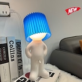 billiga Bordslampor-Rolig bordslampa, USB, rolig på/av-knapp blyg pojke sänglampa nattlampa humor skämt present till vuxna mamma kvinnor fru flickvän födelsedag alla hjärtans dag honom henne