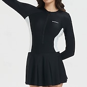 levne Rash guardy One Piece-Dámské Ochrana proti vyrážce Plavky Blokování barev UPF50+ Prodyšné Plavky Surfování Kanoe Šnorchlování Jaro