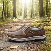 economico Scarpe Casual Slip-On-scarpe da uomo traspiranti slip-on outdoor – mocassini da passeggio leggeri e resistenti per il comfort quotidiano