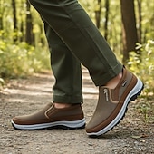 economico Scarpe Casual Slip-On-scarpe da uomo traspiranti slip-on outdoor – mocassini da passeggio leggeri e resistenti per il comfort quotidiano