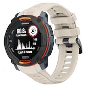 preiswerte Garmin-Uhrenarmbänder-Uhrenarmband für Garmin Instinkt 3 Silikon Ersatz Gurt Verstellbar Sportarmband Moderne Schnalle Blumen bedruckt Armband