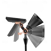 levne Zahradní osvětlení-Solární bodová světla, venkovní solární světla, solární reflektory, světlo na vlajkový stožár, vodotěsné, venkovní osvětlení krajiny pro vlajku, osvětlení dvorku, terasy, cesty, sochy, palmy, cedule