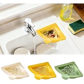 economico Utensili frutta e verdura-Cestello magnetico per lavello da 2 pezzi - scolapiatti da cucina pieghevole in plastica resistente con fondo anti-foratura e apertura a torsione, forte chiusura magnetica &amp; lavastoviglie