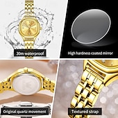 Χαμηλού Κόστους Ρολόγια Quartz-Δώρο Ημέρας του Αγίου Βαλεντίνου για γυναίκες Ρολόι Quartz Δημιουργικό Μινιμαλιστικό Μόδα Καθημερινό Φωτεινό Αδιάβροχο Διακόσμηση Ρολόι Αλουμινίου