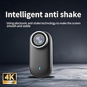 رخيصةأون كاميرا الحركة-كاميرا أكشن M11 قابلة للحمل وظيفة تسجيل الصور والفيديو مقاومة للماء تحكم واي فاي ميني 0 بوصة 48 ميجابكسل 4K 128 جيجابايت هدية يوم الفالنتاين