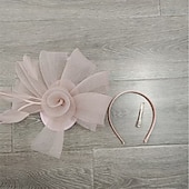 Недорогие Фасцинаторы-Аксессуары для волос Тюль  Перья Федора Свадьба Чаепитие Скачки коктейль Элегантный стиль Винтаж Простой С Пух Тюль Заставка Головной убор