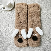 billiga hem strumpor-mysiga tjocka strumpor kvinnor varma vinterplysch sovstrumpor mjuka hemmagolvsstrumpor bekväma postpartum loungestrumpor inomhus termokläder