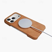 preiswerte Handyhülle für iPhone-Handy Hülle Handyhüllen Für iPhone 17 Pro Max 16 15 14 Pro Max 13 Pro Max Rückseite Magnetische Adsorption Unterstützt kabelloses Laden Retro PC PU-Leder