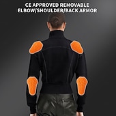 abordables Conjuntos de Ropa de Mujer-Mujer Chaqueta de Ciclismo Jersey de descenso Manga Larga MTB Bicicleta Montaña Ciclismo Carretera Invierno Otoño Negro / naranja Naranja blanco Color sólido Bicicleta Mantiene abrigado Cremallera