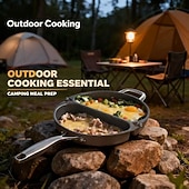 abordables Ustensiles de cuisine-Poêle pliante double, poêle antiadhésive à double fond