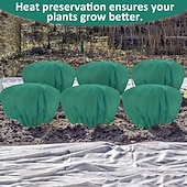 cheap Heating &amp; Cooling-12pcs Winter Plant Covers Frost Protection Bags for Shrubs Trees and Roses 39.4x23.6 Inches with Drawstring Suitable for Autumn and Winter Outdoor Gardening Shrub Covers Tree Protection