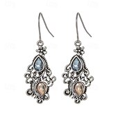 voordelige Oorbellen-1 paar Oorbel For Dames Straat Afspraakje Strand Legering Vintagestijl