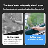 tanie Artykuły domowe-samoprzylepna naklejka na parapet zimowy z filcu antykondensacyjnego, 1,57" × 118,11", łatwa w montażu i czyszczeniu, do drzwi i okien