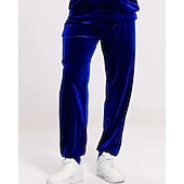 baratos moletons básicos-Homens Moletom Moletom com capuz e calças Conjunto de roupas Conjunto de moletons Capuz Ao ar livre Diário Esportes Com Cordão Bolsos Tecido Vermelho Vinho Preto Azul Royal Poliéster Roupas Esportivas