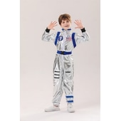 economico Costumi Professionali e Uniformi-Settimana del libro 2026 Costume di Carnevale 2026 Costumi di carriera Tutine Astronauta Bambini Ragazzi Ragazze Carnevale Festa / Sera Vestirsi