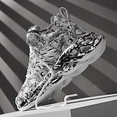 preiswerte Lässige Sneakers-Rote Herren-Sneaker für den Alltag – modisches Design mit auffälligen Prints, ideal als Weihnachtsgeschenk und für festliche Outfits