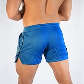 billiga Vardagsshorts-Herr Atletiska shorts 3 tums shorts Träningsshorts Korta shorts Joggingshorts Snörning Sportig Solid färg Snabb tork Andningsfunktion Kort Gym Kondition Sport Sport och utomhus Vit Kaki Microelastisk