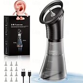 cheap Household Appliances-Professional-Grade Electric Earwax Removal SystemThree-Speed Hydraulic Ear Cleaning Kit with USB Charging Water Temperature Sensor and Visible Waste Bin for Home Ear Hygiene Care