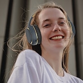 economico Cuffie on-ear e over-ear-h6 2025 nuovi auricolari wireless dotati di chip 5.3 riduzione intelligente del rumore perdita inferiore e connessione più stabile modalità gioco auricolari pieghevoli adatti per viaggi casa ufficio