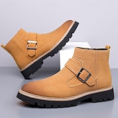 abordables Bottes de Chelsea-Bottes Chelsea turquoise pour hommes – élégantes et résistantes, idéales pour les sorties hivernales décontractées et les activités de plein air