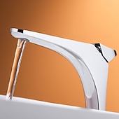 preiswerte Waschbeckenarmaturen-Waschbeckenarmatur - Klassisch Galvanisiert Mittelset Einhebel EinlochBath Taps