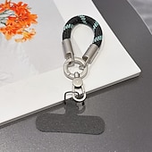 abordables Correas para el teléfono y muñequeras-Nueva correa para teléfono con clip, pulsera y clip, resistente y duradera. &amp;Cordón para cámara unisex antipérdida, correa de muñeca corta para teléfono, nuevo cordón giratorio de una pieza con cierre