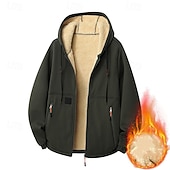 זול קפוצ&amp;#39;ון פליס-בגדי ריקוד גברים קפוצ'ון קפוצ'ון רוכסן מלא קפוצ'ון עם רוכסן רוכסן קפוצ'ונים קפוצ'ון פליז שרפה שחור ירוק צבא אודם קפה עם קפוצ'ון אחיד שרוך לרכוס כיס ספורט וחוץ יומי חגים פוליאסטר