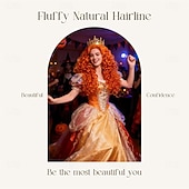 baratos Perucas Históricas-Cabelo comprido, cacheado e ondulado, perfeito para festa de carnaval.