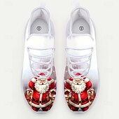  Weihnachtssneaker für Herren mit Weihnachtsmann- und Rentiermotiv – gemütliche und stylische Schuhe für Weihnachtsfeiern, Urlaubsreisen und Winterfeste