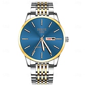 baratos Relógios Quartz-Relógio Masculino Avançado Relógio de Quartzo Fashion Masculino com Exibição de Calendário Semanal À prova d'água IPX4 Luz Noturna Adequado para Viagens de Negócios Uso Diário e a Melhor Escolha de