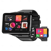 baratos Premium-Relógio inteligente Lokmat Appllp Max de 2,88 polegadas com 4G LTE, pedômetro, calendário e câmera, compatível com dispositivos móveis, unissex, com classificação IPX-4 e caixa de 32 mm.