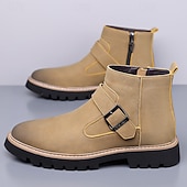 abordables Bottes de Chelsea-Bottes Chelsea turquoise pour hommes – élégantes et résistantes, idéales pour les sorties hivernales décontractées et les activités de plein air