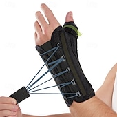 Недорогие Ортопедические фиксаторы и суппорты-регулируемый ортез для запястья с натяжным шнурком - стабильная поддержка&amp;amp;компрессия для облегчения боли в запястье, восстановления после травм, синдрома запястного канала и растяжений
