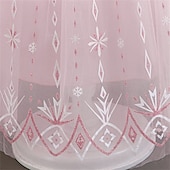 Недорогие Костюмы для девочек-Неделя книги 2026, детское платье для девочек, вечернее платье, платье с коротким рукавом и снежинками, для торжественных мероприятий, выступлений, особых случаев, с пайетками, сетчатое, модное, повседневное, принцесса, макси-платье, вечернее платье, плат