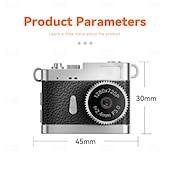 رخيصةأون كاميرا الحركة-كاميرا أكشن فعالة بالصوت بدقة 1080P بحجم مصغر، كاميرا بحجم إبهام للتصوير الفيديو وصور فوتوغرافية، كاميرا رقمية CCD، هدية عيد الحب