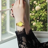 halpa Kvartsikellot-Muotikas ystävänpäivälahja naisten digitaalinen kaksoiskalenterivalo vedenpitävä kello tytöille