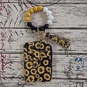 baratos Até 30 $-pulseira chaveiro carteira chaveiro de contas de silicone pulseira de contas de silicone chaveiro carteira chaveiro elástica pulseira