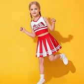 お買い得  職業と制服のコスチューム-ファンシーコスチューム ユニフォーム チアリーダー 子供用 女の子 ハロウィーン カーニバル パーティー 性能 ドレスアップ